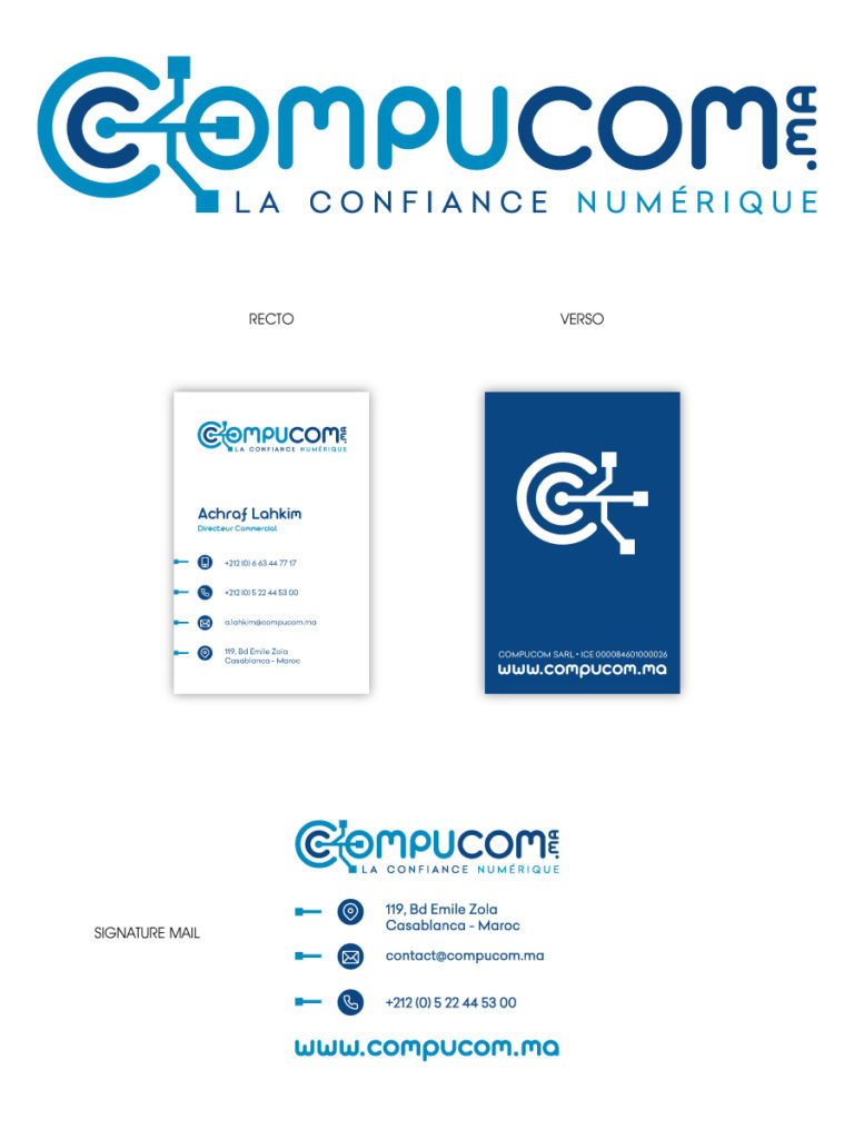 Compucom Carte de visite