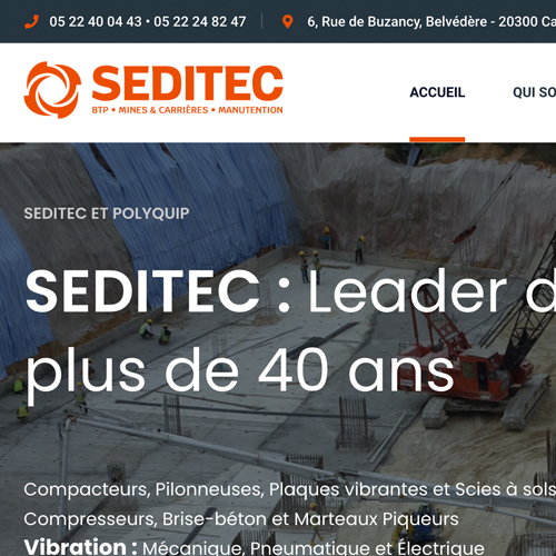 Seditec Website