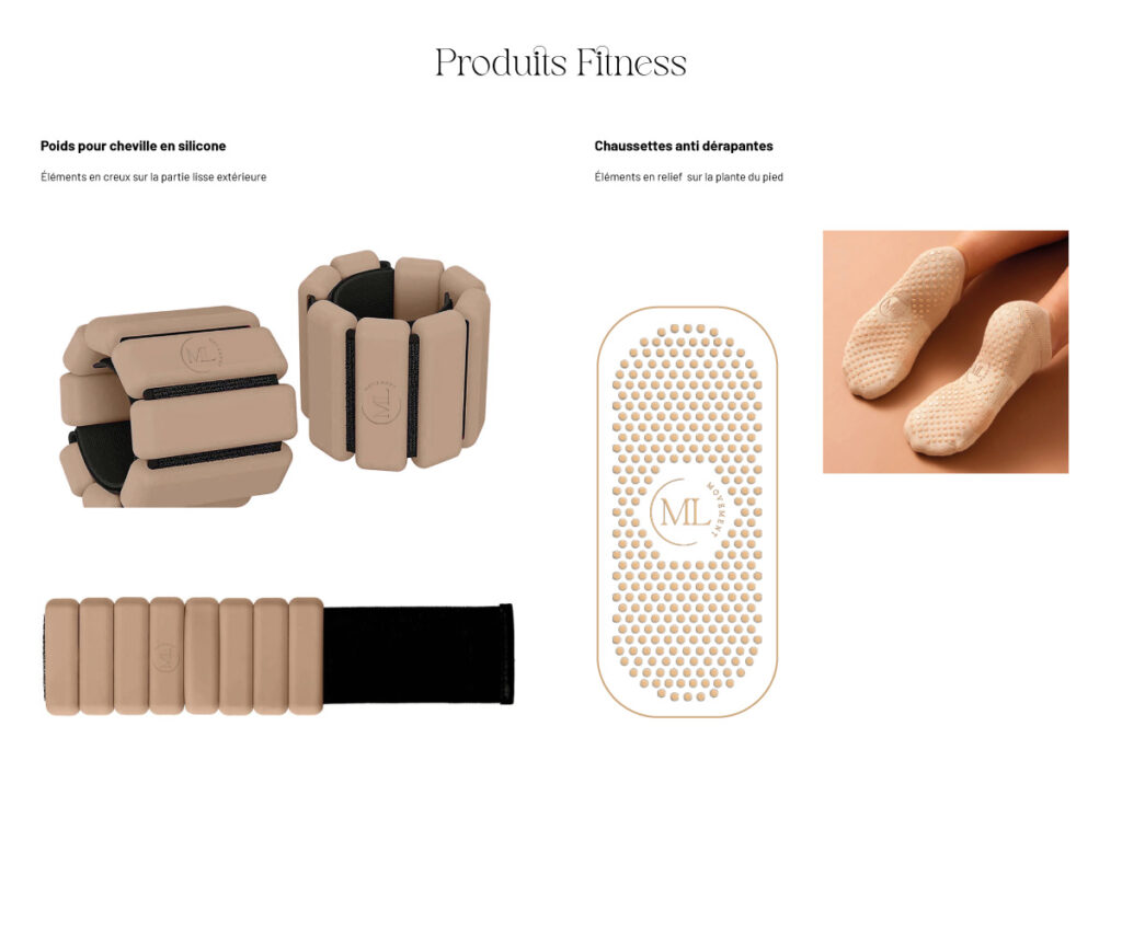 ML.Movement Identité Visuelle - Produits Fitness