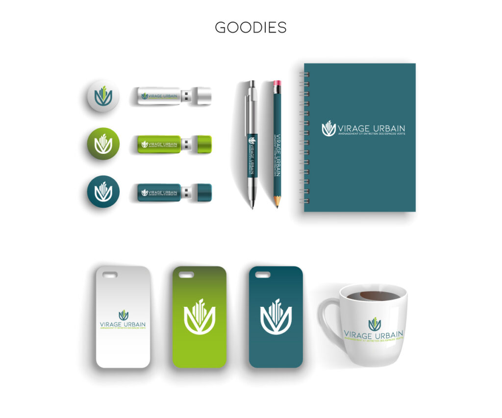 Virage Urbain Identité Visuelle - Goodies