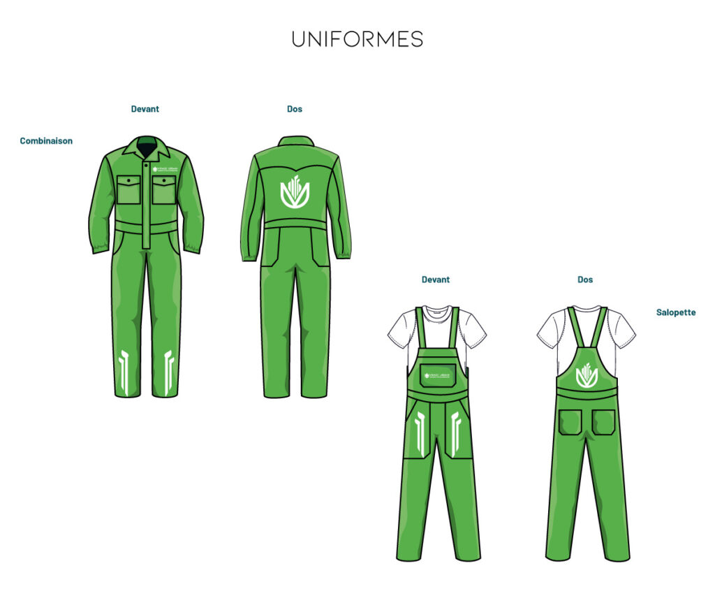 Virage Urbain Identité Visuelle - Uniformes