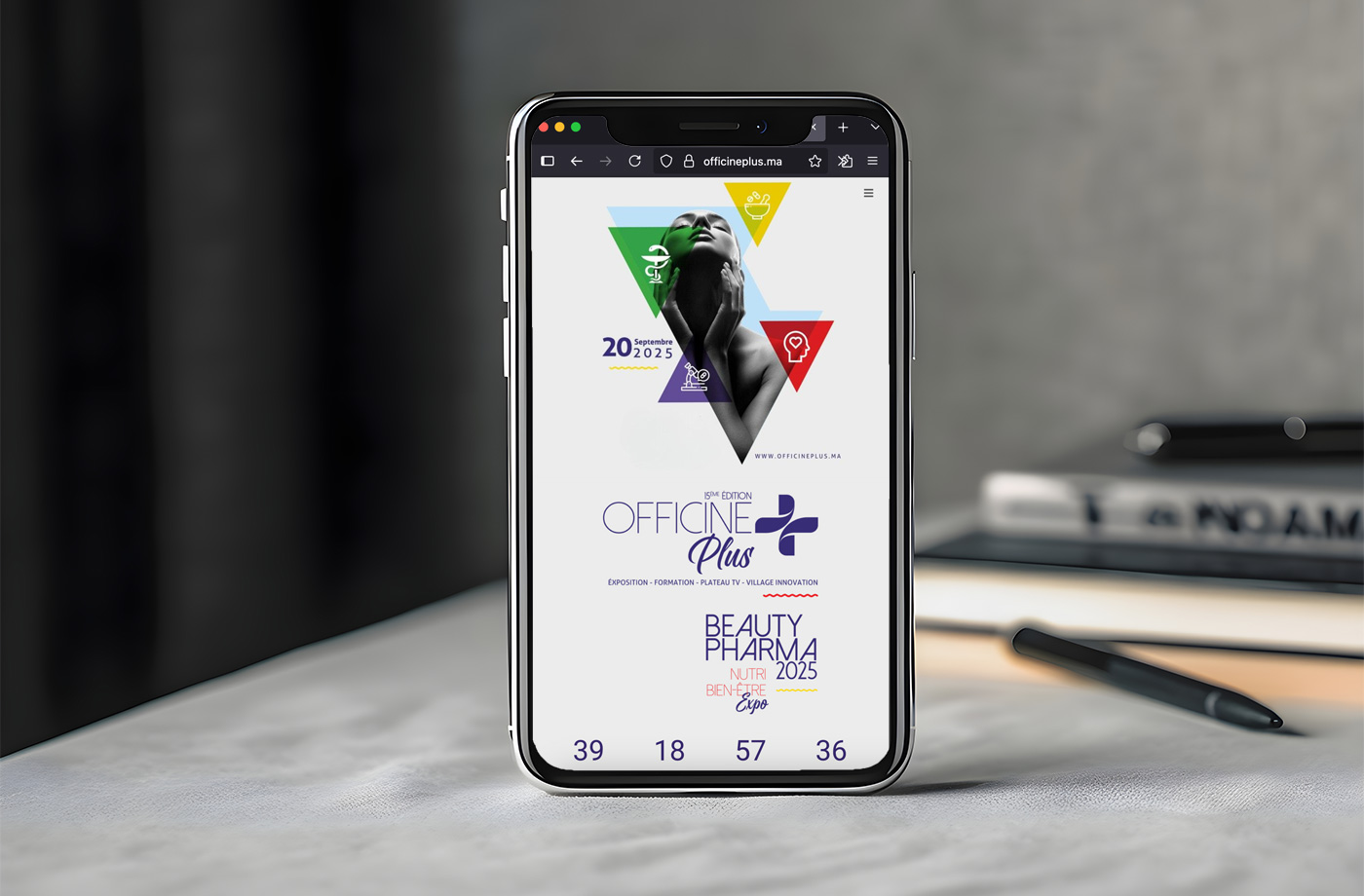 Officine Plus 2025 Website Mobile