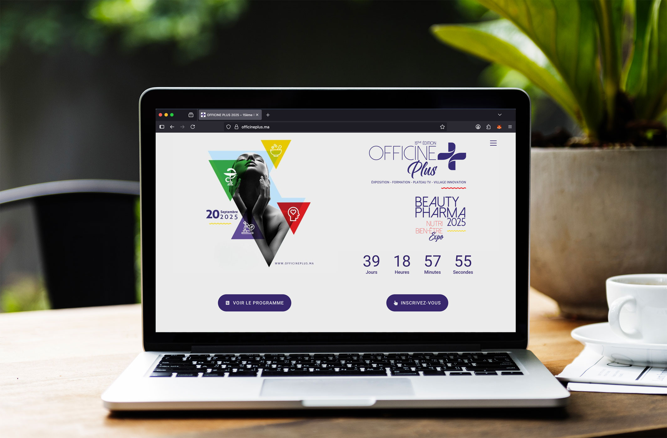 Officine Plus 2025 Website Desktop