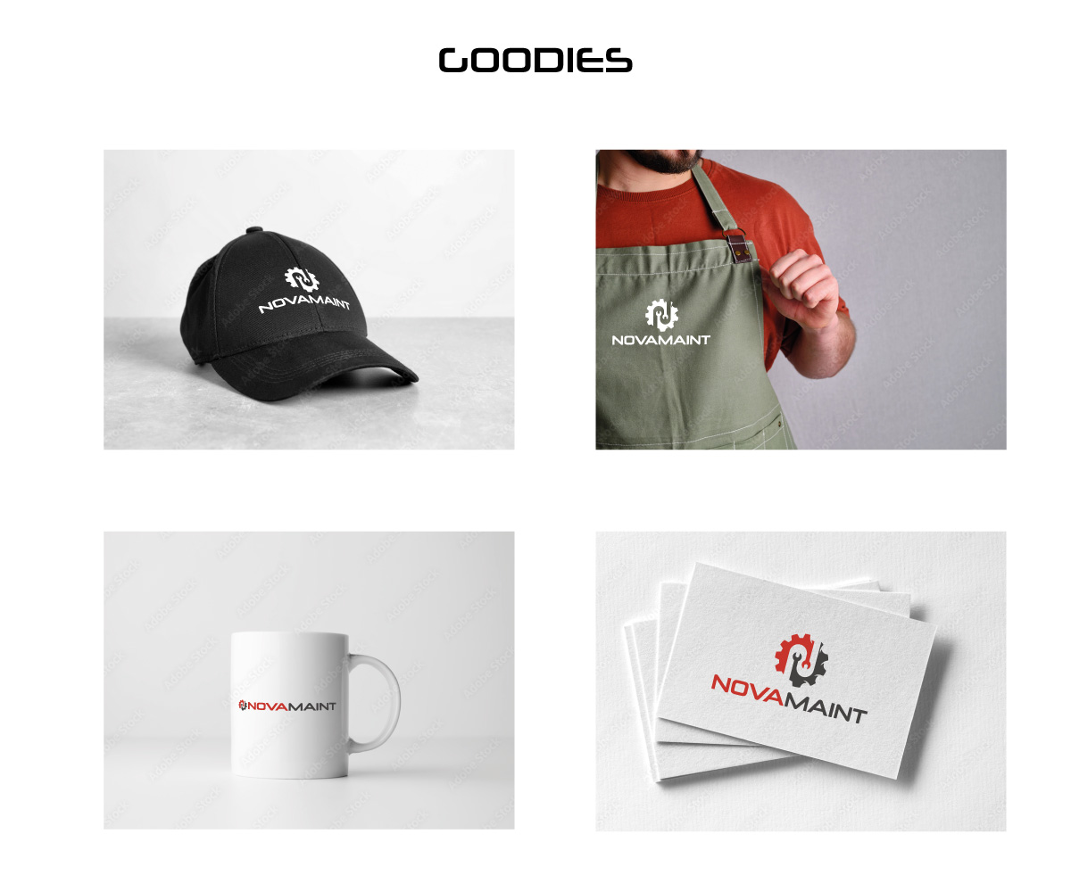 Novamaint Identité Visuelle - Goodies