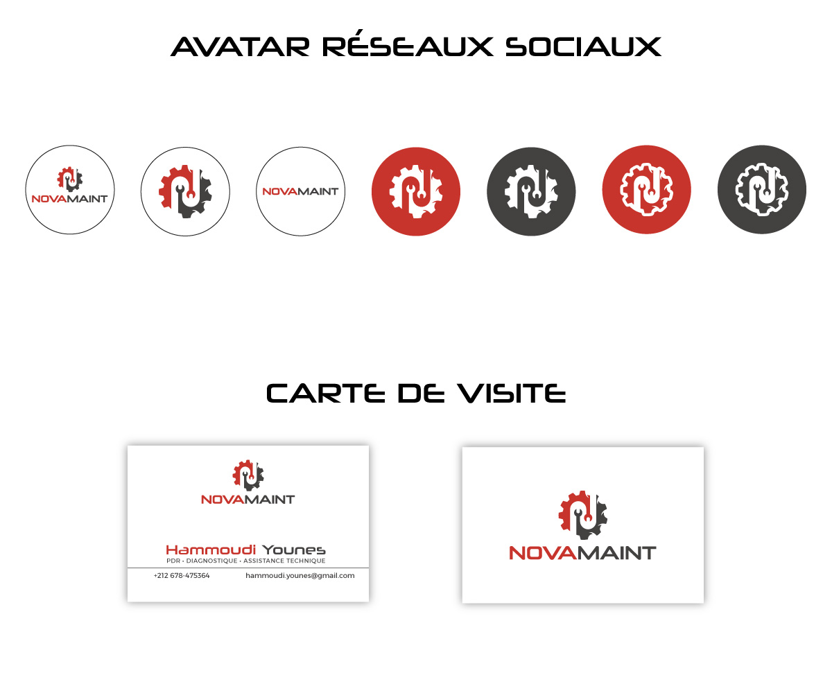 Novamaint Identité Visuelle - Communication